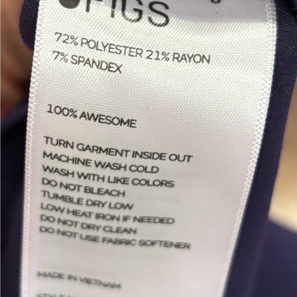 Figs The Technical Collection Casma Scrub Top Dark Violet Sz 3xl 1sw100002 - Picture 6 of 7